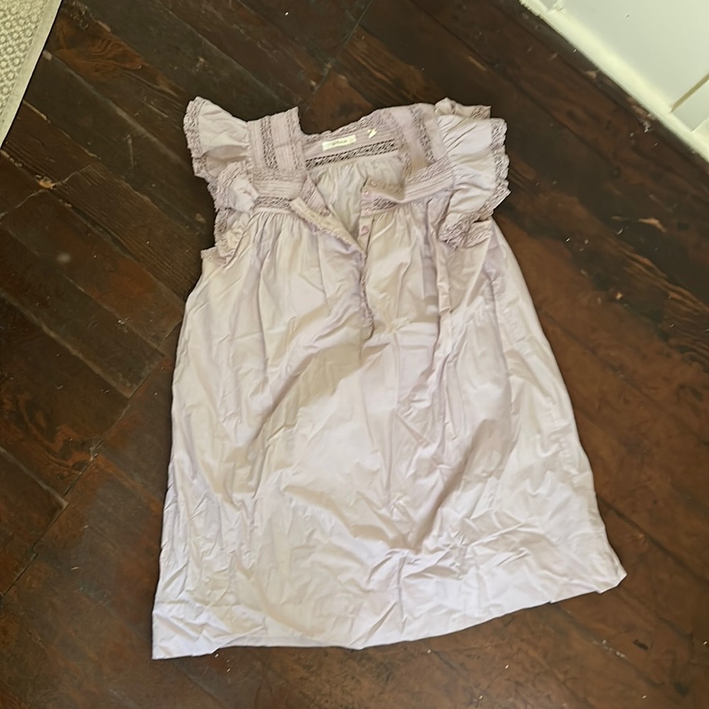 Doen lavender cotton mini dress